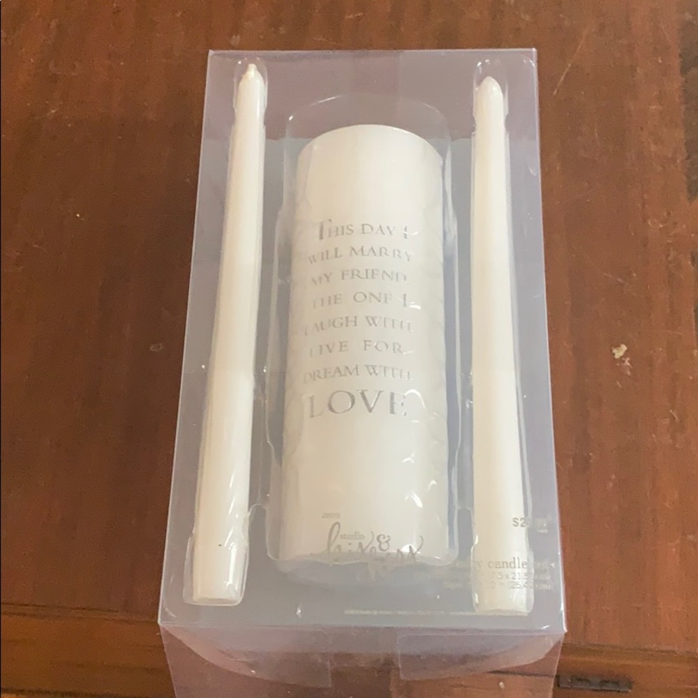 Brand new unity candle